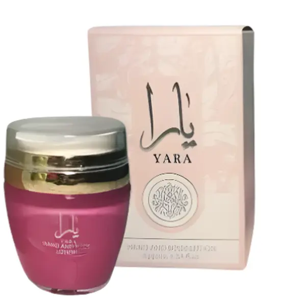 Lattafa YARA Women's Fragrance-Scented Antibacterial Menthol Moisturizer, Daily Hand & Body Lotion, Mini Toiletries for Purse, 1.53oz Beauty & Personal Care Product