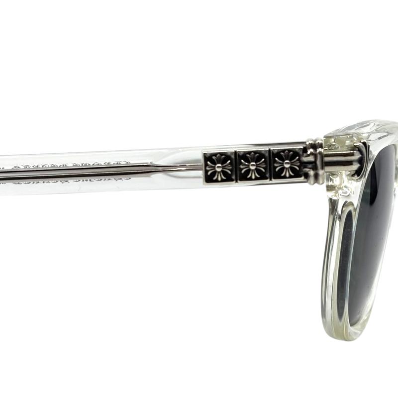 Pre-owned Chrome Hearts Smokeshow Sunglasses Clear Frame Lightly Worn