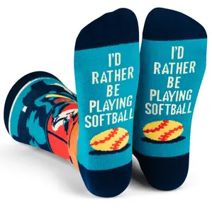 I'd Rather Be Playing Softball Socks