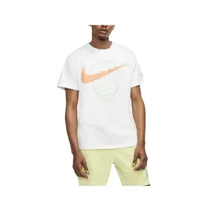 Nike Men's NSW AM90 Festival T-Shirt White Green Orange
