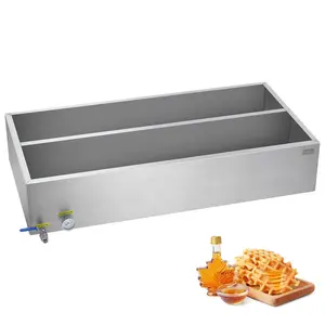 fathersdaygift  VEVOR Maple Syrup Evaporator Pan, 47 Gallon, 683 Cups of 8.8oz Maple Syrup, Flat Evaporator Pan with Thermometer, 1 Valve and 3 Heating Methods, Stainless Steel Maple Syrup Pan for Home, Outdoor
