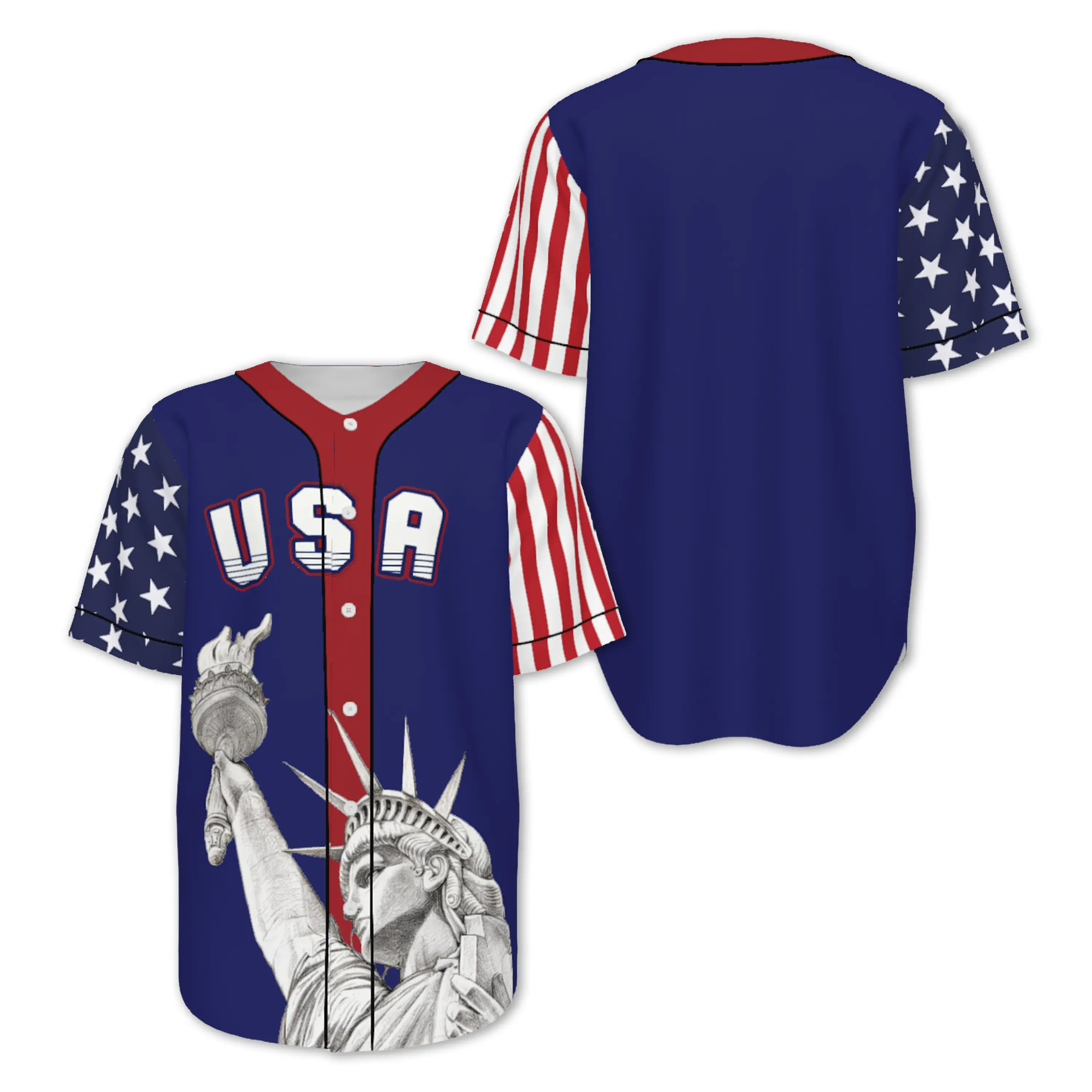 USA Blue Statue of Liberty