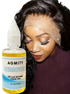 30ML Wig Glue Remover Fast Acting Gentle Formula Lace Front Adhesive Remover Skin Safe No Residue For Wigs Hair Extensions Toupee Tape Extensions
