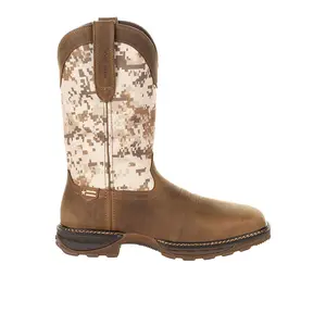 Durango Mens Maverick Xp 12 Inch Waterproof Square Toe  Work/Duty - Brown, White
