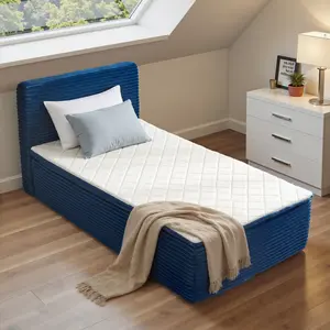 ALTRIGUS Boneless Bed Frame with Mattress,16 Inch Memory Foam Mattress with Plush Fabric Upholstered Bed Frame Platform,Cool Night & Relieve Pressure with Medium Support, Grey | No Box Spring Needed, Memory Foam, Bed Frame Platform, No Assembly Required