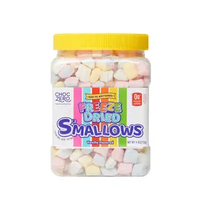 ChocZero Freeze Dried Marshmallow Bits - Zero Sugar Marshmallows - Keto, Fun Shapes, Baking, Ice Cream and Cereal Topping - 4 Ounces