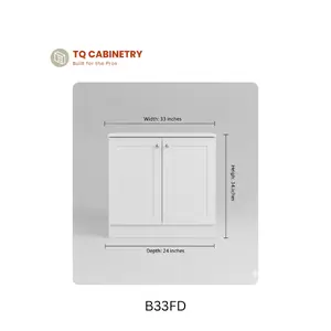 33” Base Cabinet Box Only | No Drawer | RTA Kitchen Cabinet | TQ Cabinetry