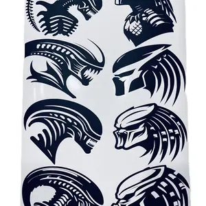 abnormity Predator alien  -for-tat Silhouette style car sticker