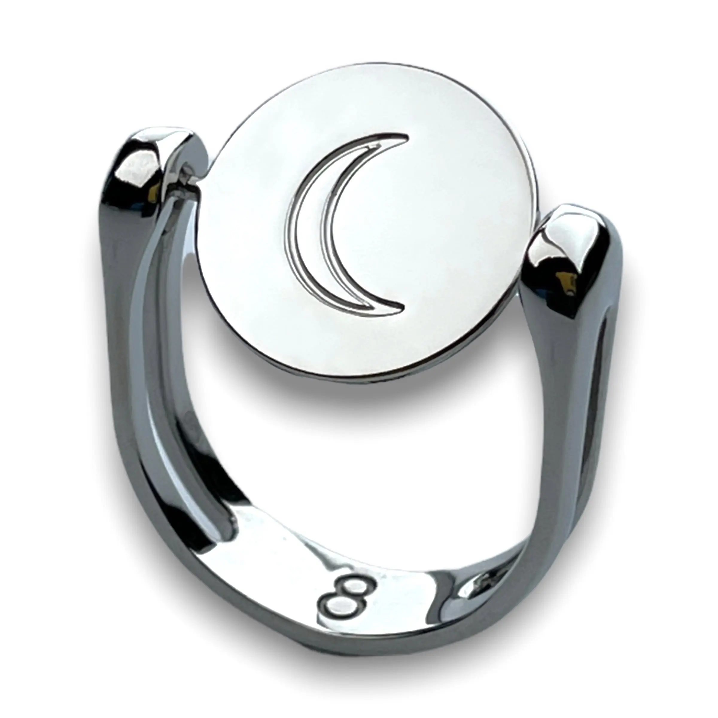 Moon & Stars Symbol Fidget Ring Moon & Stars Symbol Fidget Ring