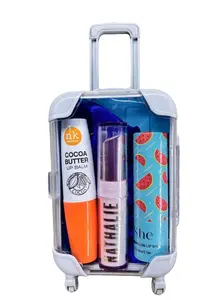 Mini Mini Suitcase Lippie Bundle Lip Gloss Size  2.95" L x 1.38" W x 5.12" H Gift Set