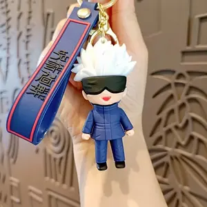 Gojo Keychain – Jujutsu Kaisen Anime Character Keychain, Stylish & Durable, Perfect for Bags, Backpacks, Accessories, Gifts, Collectibles & Fans