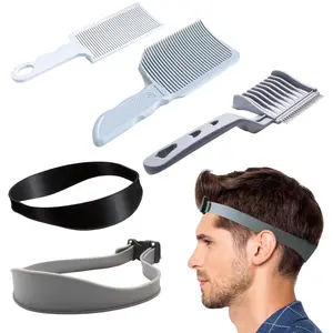 5PCS fading trimming comb, fading comb, self hair cutting tool, men's self hair cutting kit, very suitable for professionals and families to use. tiktokshopspringglowup