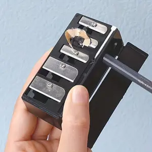 Five Holes Makeup Pen Sharpener Pencil Sharpener For Eyebrow Pencil Eyeliner Makeup Tool Office School Tool