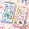 20-Sheet Cute Cartoon Illustration Sticker Book - Aesthetic Sticker Album, Scrapbook Supplies for Decorating Scrapbook Pages, DIY Crafts with Cartoon Charm