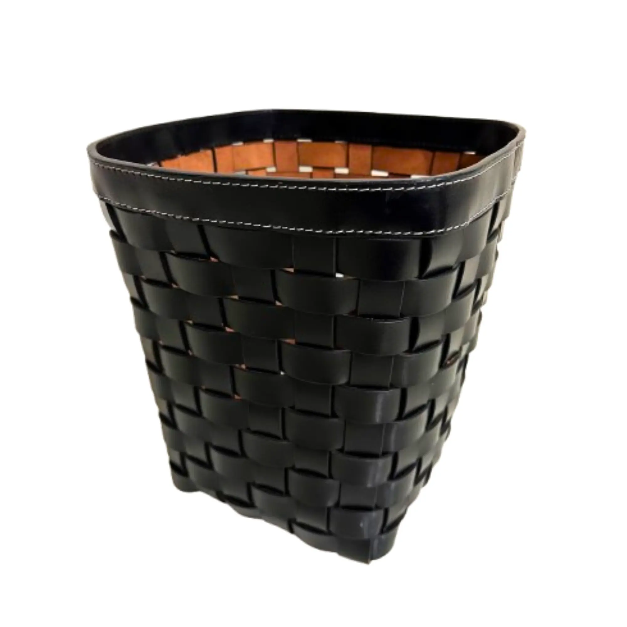 Leather Basket
