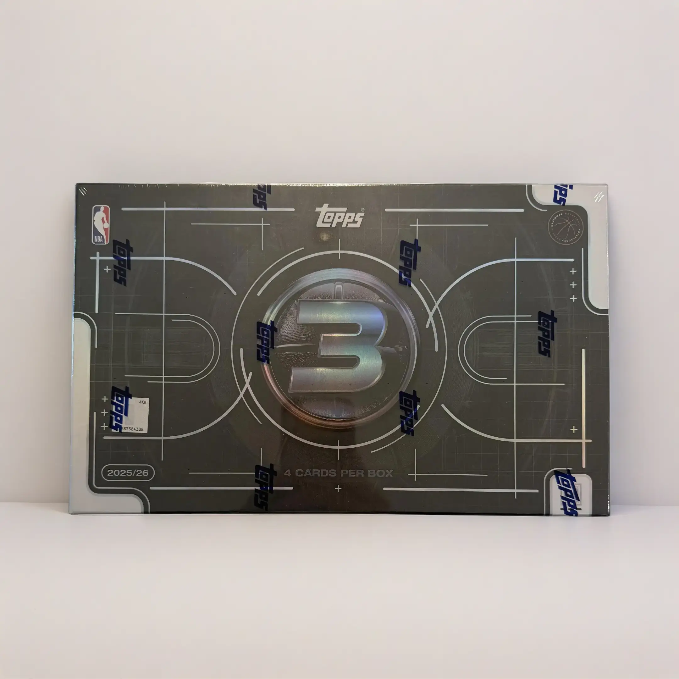 2025-26 Topps Three Basketball Hobby Box -Each box delivers a high-impact lineup of three autographs or autographs relics, plus an insert or base card featuring the game’s most electric rookies, superstar veterans, and all-time legends.