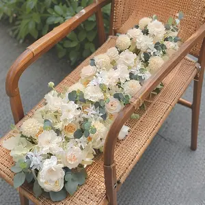 Romantic Rose Petal Decor, 1 Count Decorative Flower Artificial Hydrangea for Wedding Party Decoration, Wedding Party Decoration Supplies, Home Decor, Fruit