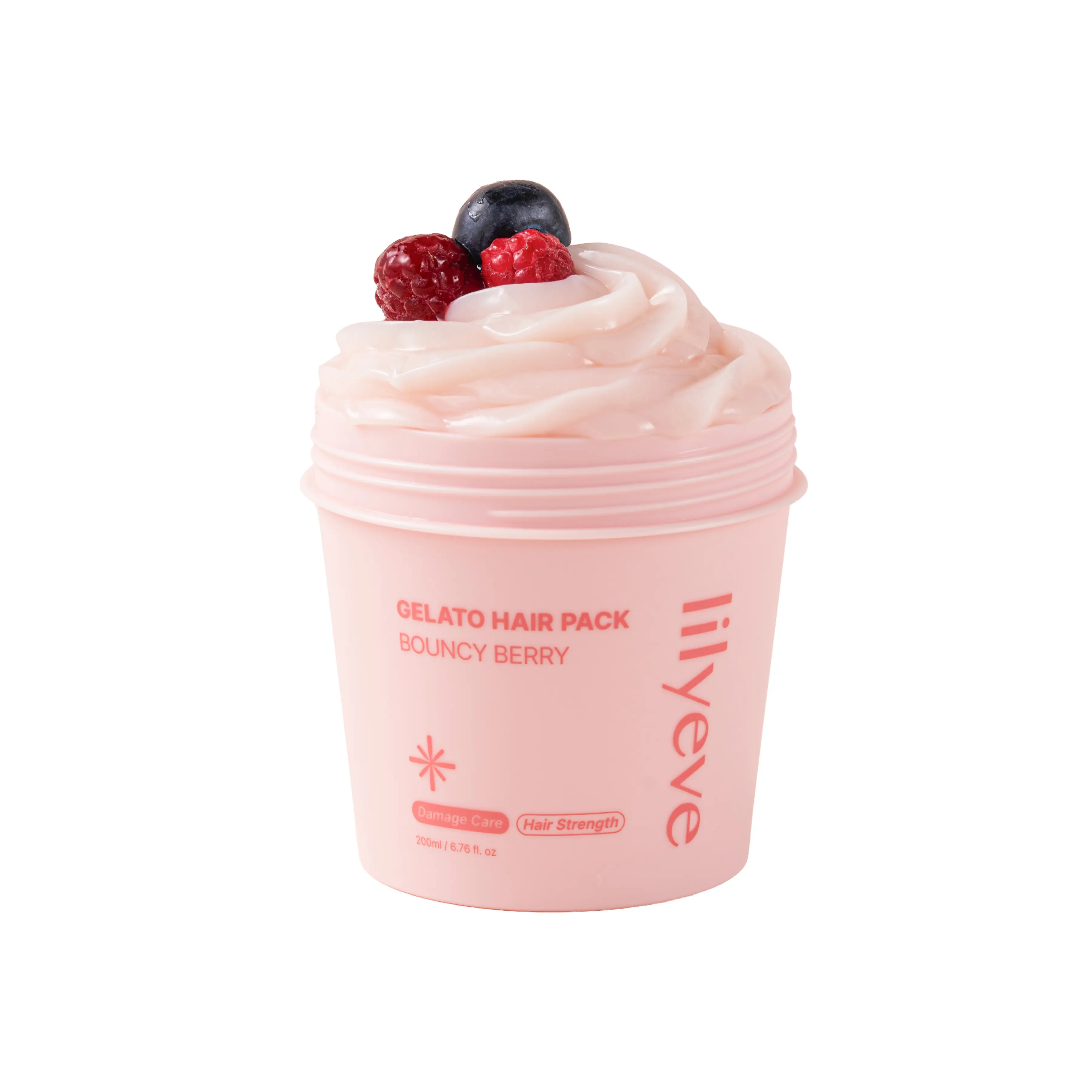 [LILYEVE] REPAIRTURN Gelato Hair Mask Bouncy Berry | Hair Treatment for Hair Strength, Shine & Moisture | 6.76 fl. oz.