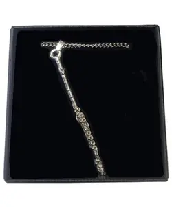 Flute Pewter Necklace