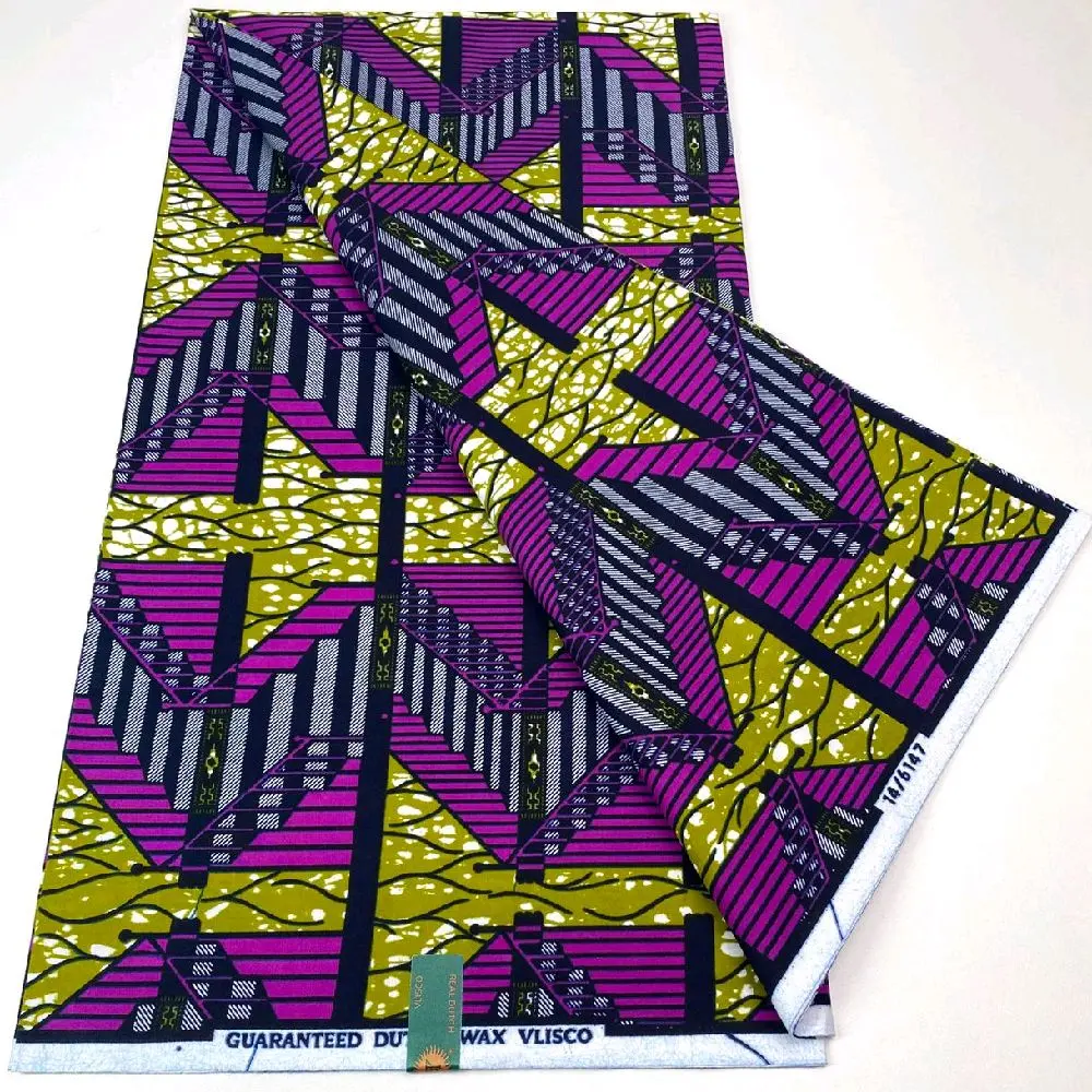Authentic African Print 100%Cotton 6yards Authentic African Print 100%Cotton 6yards