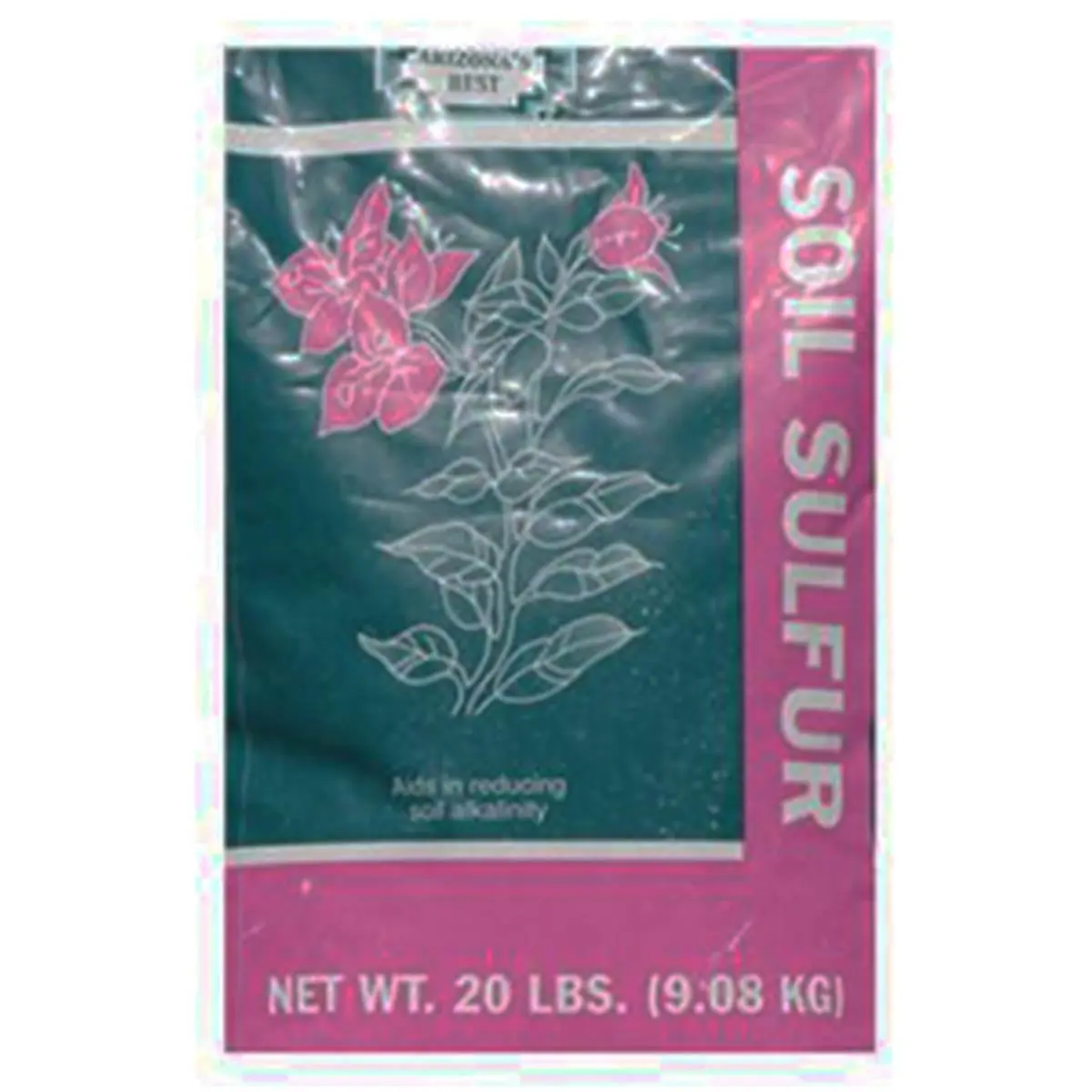 212 MAIN Slow-Acting Soil Sulfur (Arizona's Best AZB40003, 20 lbs.) - Soil Conditioner, Lowers pH, Creates Acidic Conditions, Long-Lasting 18x11x3 in. Garden Amendment for Home Improvement Gardening
