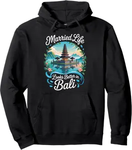 Married Life Balinese Temples Indonesian Bali Indonesia Pullover Hoodie - Jessicajon Shop 47B0FGXLH9FG