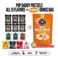 13 Bags + SWEET MAUI ONION PRETZELS