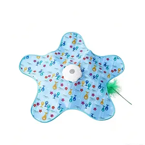 Rechargeable Interactive Cat Toy – Unpredictable Moving Feathers, Hide & Seek, Auto Charging. Relieves Boredom & Encourages Indoor Exercise for All Breeds. A Must-Have for Pet Lovers.