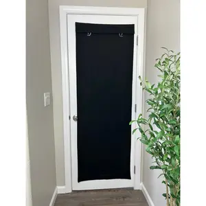 Black Camalay® Fusion Room Darkening Curtain 1 panel