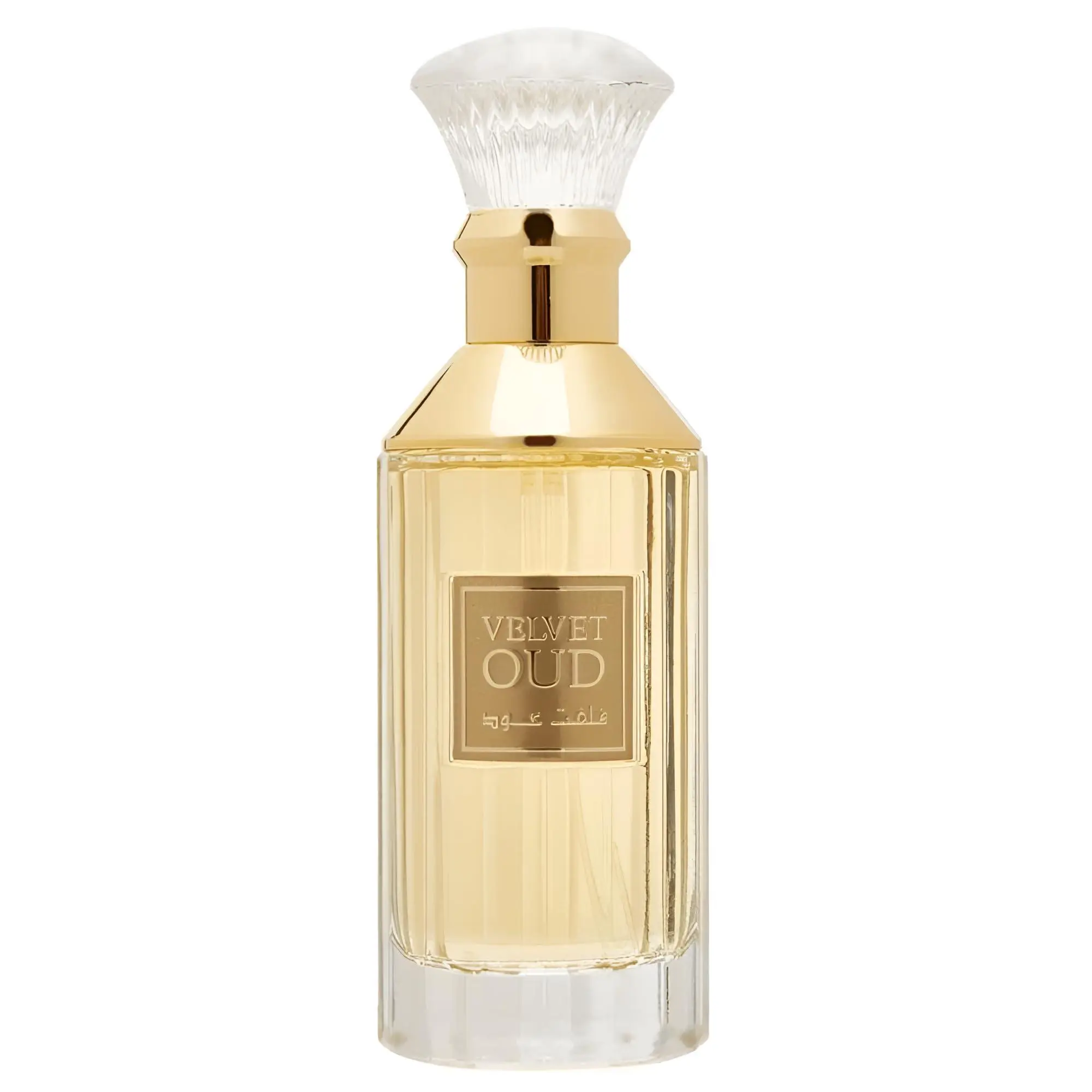 Lattafa Velvet Oud Eau de Parfum Spray 3.4 Ounce Unisex Fragrance with Citrus, Spices, Floral, and Oud Notes for Adults