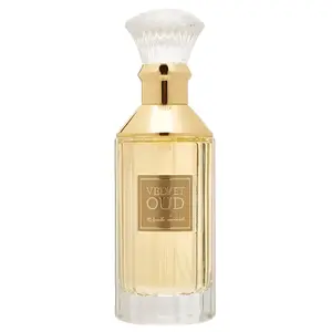 Lattafa Velvet Oud Eau de Parfum Spray 3.4 Ounce Unisex Fragrance with Citrus, Spices, Floral, and Oud Notes for Adults
