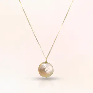 Baroque Coin Pearl Necklace