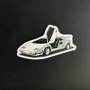 Lamborghini Countach Wolf Of Wall Street Edition Premium High Quality Sticker