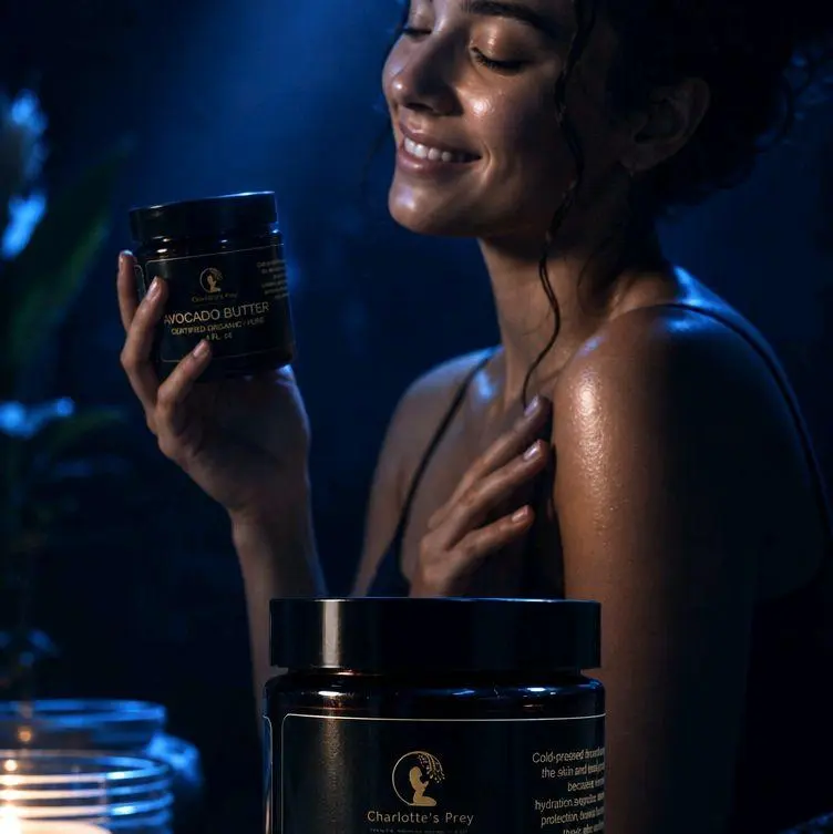 Charlotte's Prey Avocado Butter Moisturizer with Avocado Oil - Hydrating, Radiant, Soothing for All Skin Types