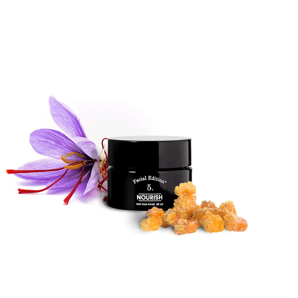 Nourish Luxury Facial Edition Moisturizer - Formaldehyde-Free, Deeply Hydrating Skincare for Sensitive Dry Skin with Acne Support, Skin Repair & Dark Spot Correction, Infused with Rare Earth Mineral Clay, Shilajit, Bio-Available Gold & Platinum