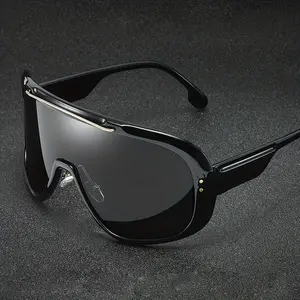 Extra-Large Windproof Glasses, Integrated Eye Protection & Dust Deflector, Unisex Fashion Accessory