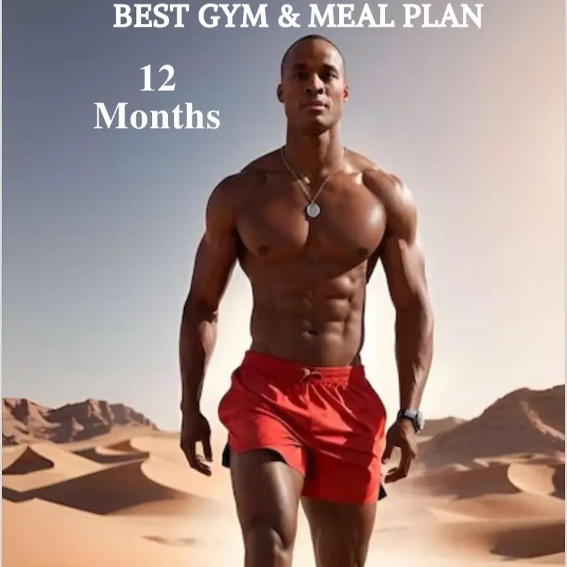 12 Month Gym And Meal Plan For Maximum Results. Hard Cover