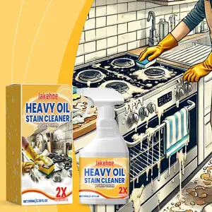 Jakehoe Kitchen Degreasing Cleaning Spray, Heavy Oil Stain Remover for Range Hoods, Stoves and Kitchenware, Decontamination and Cleaning