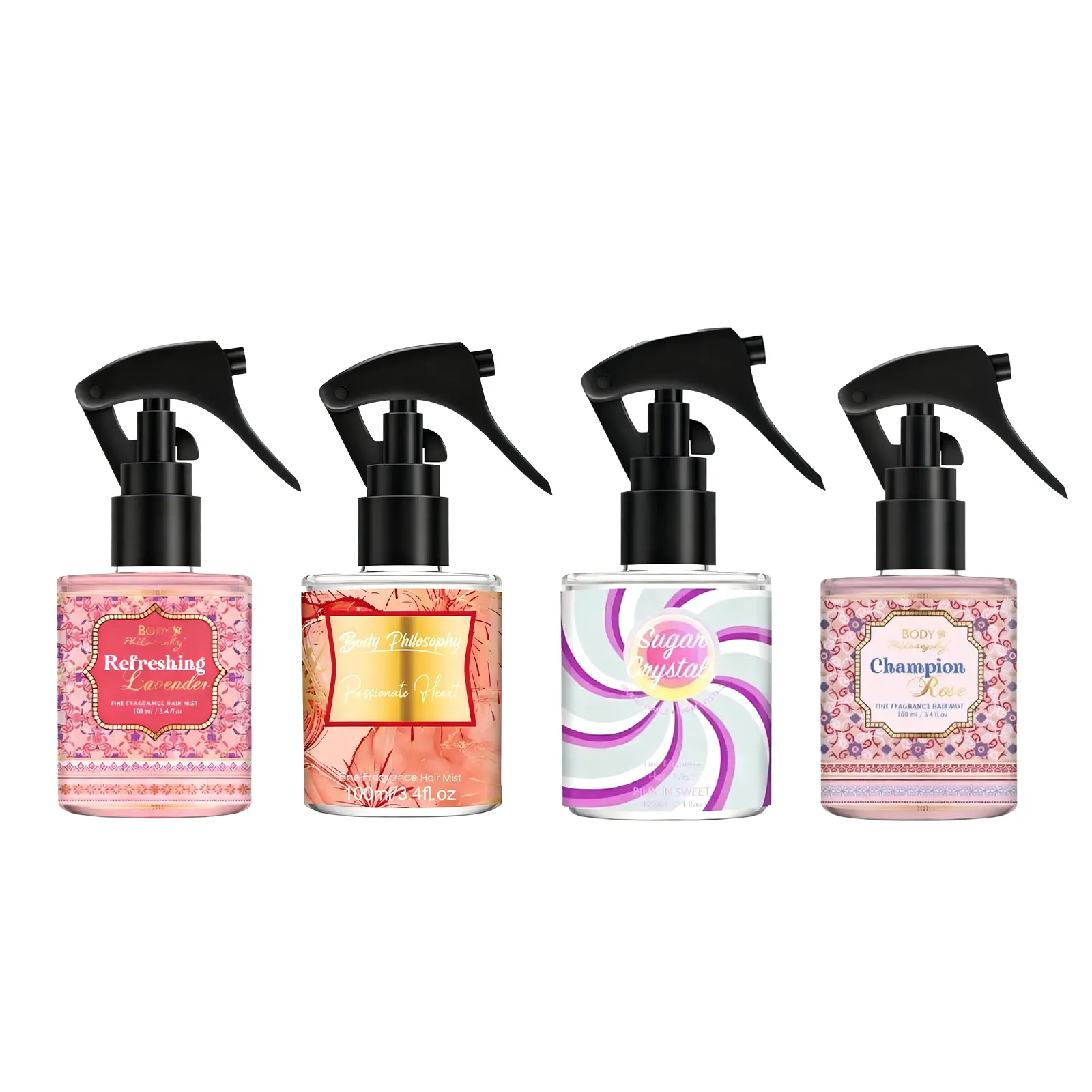 Sweet Pink Hair Mist, Long-Lasting Refreshing Fragrance, Daily Care for Soft & Shiny Hair, Ideal for Travel & Dating, 100ml