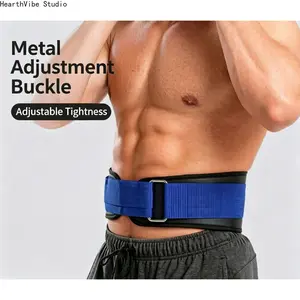Weightlifting Belt for Men & Women - Adjustable Back Support Brace for Squat, Deadlift, Powerlifting - High-Density Gym Waist Protector & Tummy Trim Workout Gear