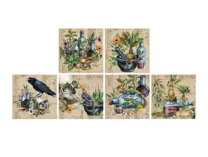 VINTAGE ALCHEMY SQUARE MATCHBOX