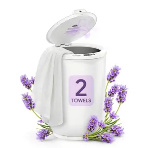 Luxury Towel Warmer for Bathroom Soft SPA | Gift Idea | Fast-Heating, 4 Timer, Auto Shut-Off | 20L Capacity, 2 Oversized Towels (40"x70") | ETL Certified | Wood Handle | christmas holiday