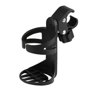 Stroller Cup Holder, Universal Cup Holder for Uppababy, Nuna, Doona Strollers, Large Bottles 360 ° Rotatable Bottle Holder for Stroller, Wheelchair, Walker, Scooter