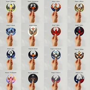 AlL USA State Anti ICE Activist Die-cut Stickers, Resistance Symbol Community Solidarity Vinyl, State in US Political Sticker