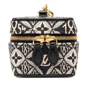 Pre-owned Louis Vuitton Canvas Small Leather Goods Monogram Jacquard Vanity Bag Charm