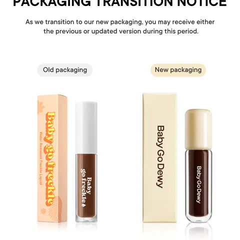 Baby Go Dewy Water Resistant Freckle Liquid Makeup Daily Concealer Evening