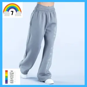 Signature Wide Leg Jogger Unisex Jogging Pantswith Wide Leg and Cuffs High Waist Fleece Lined forSpring Autumn Comfort and Style All Seasons MaxiDesign