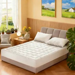 WeCharmer Quilted Mattress Pad Protector - 350GSM & 500GSM Cooling Topper with 8-21" Deep Pocket | Ultra Soft, Breathable & Fluffy Cover for Cooler, Cloud-Like Sleep