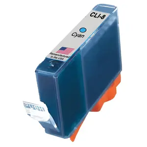 U.S. Remanufactured for Canon CLI-8C Cyan Ink Cartridge