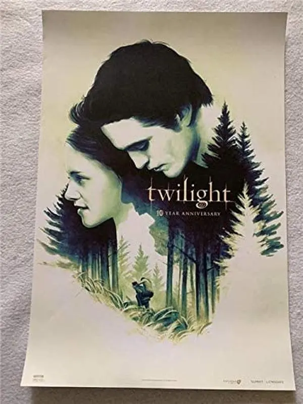 TWILIGHT 10TH ANNIVERSARY 13.5"x19.5" Original Promo Movie Poster NYCC 2018 Robert Pattinson